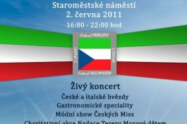 Praha uvítá první Festival italsko-českého přátelství Praha uvítá první Festival italsko-českého přátelství