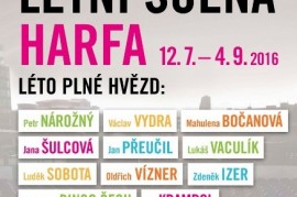 Prázdniny plné hvězd s letní scénou Harfa Prázdniny plné hvězd s letní scénou Harfa