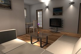 Úložné prostory i dekorativní prvky v obývacím pokoji ustupují novým technologiím