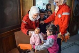 České hračky z humanitární sbírky dostaly děti v Aleppu České hračky z humanitární sbírky dostaly děti v Aleppu