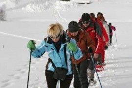 Snowshoeing will be a new hit this winter in Sumava