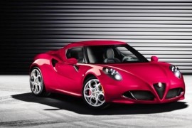 The world premiere of the Alfa Romeo 4C