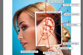 Nine healing points on the ear