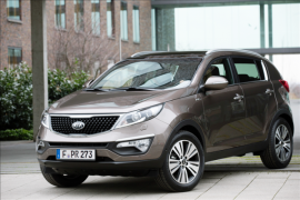 The new Kia Sportage at the Frankfurt Motor Show. The worldwide premiere.