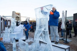 Ice world statesmen. Galerie Harfa in the icy garb for the sixth time