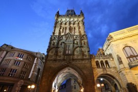 Night Prague Towers