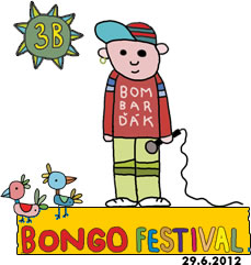 obrázek 2*2 na Bongo Festival