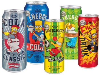 obrázek energetických nápojů The Simpsons!